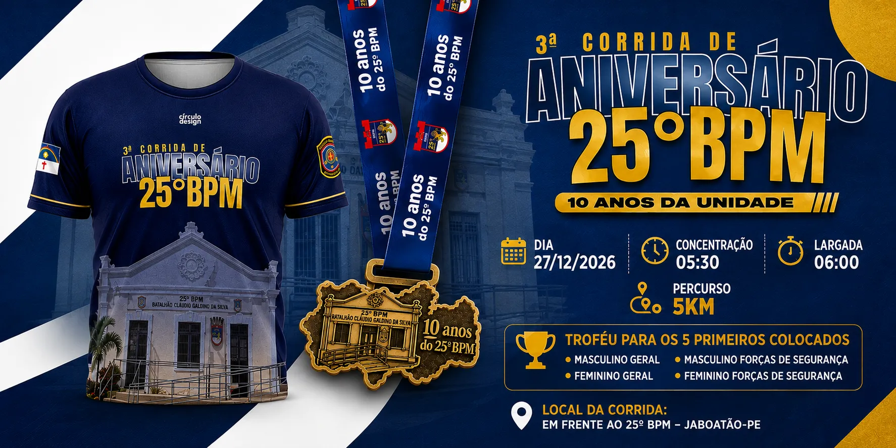 3ª Corrida de aniversário do 25° BPM