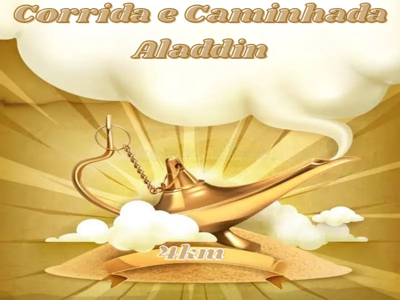 Evento Corrida e Caminhada Contos - Aladdin