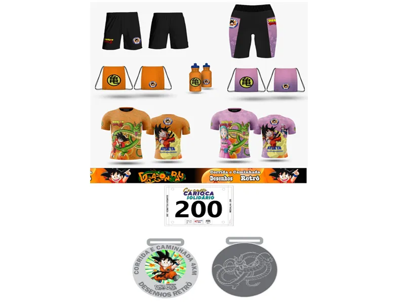 Ingresso Corrida e caminhada de 4KM - Com Camisa + Bermuda