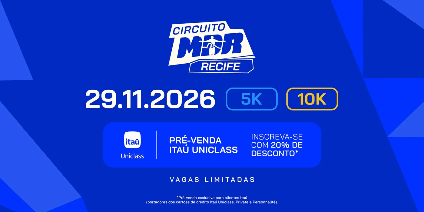 Circuito MDR Recife 2026 - Pré Venda Itaú