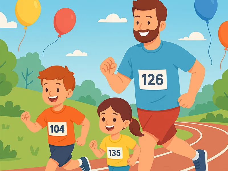 Evento Corrida Kids Dia dos Pais